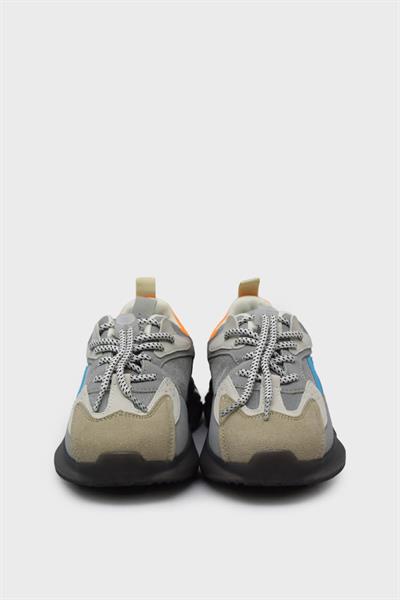 Pepino Erkek Çocuk Yazlık Spor Ayakkabı Gri Turuncu P-1668