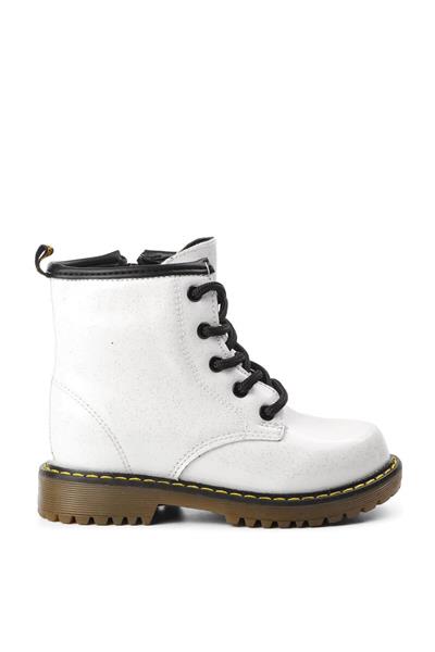 Pepino Kız Çocuk Bağcıklı Bot Beyaz P-705