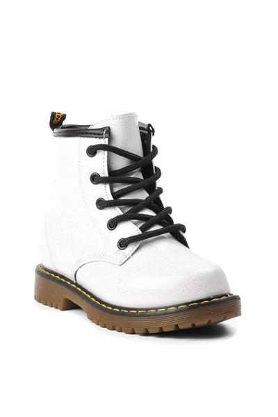 Pepino Kız Çocuk Bağcıklı Bot Beyaz P-705