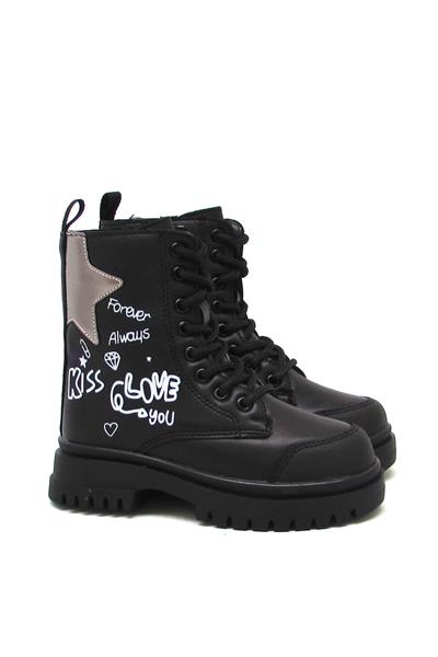 Pepino Kız Çocuk Casual Bot Siyah P-1566