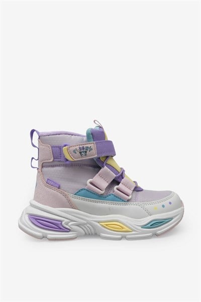 Pepino Kız Çocuk Cırtlı Kar Botu Lila Pembe P-2087