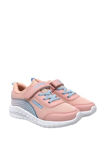 Pepino Kız Çocuk Cırtlı Sneakers Spor Ayakkabı Pudra P-1423
