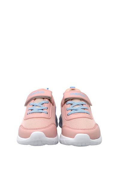 Pepino Kız Çocuk Cırtlı Sneakers Spor Ayakkabı Pudra P-1423