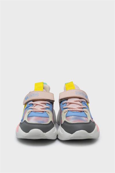 Pepino Kız Çocuk Cırtlı Spor Ayakkabı Pembe P-1666