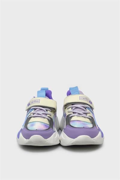Pepino Kız Çocuk Cırtlı Spor Ayakkabı Lila P-1666