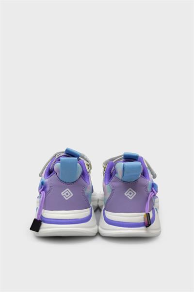 Pepino Kız Çocuk Cırtlı Spor Ayakkabı Lila P-1666