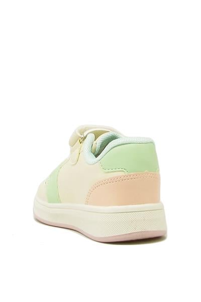 Pepino Kız Çocuk Cırtlı Spor Ayakkabı Krem P-1347