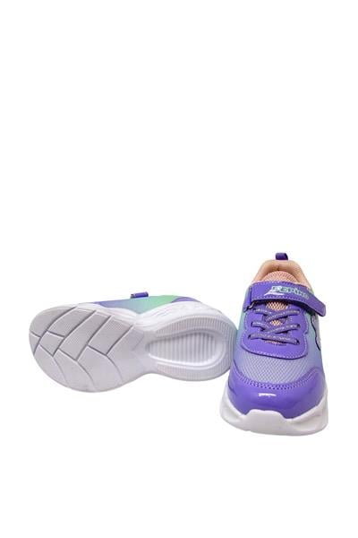Pepino Kız Çocuk Cırtlı Spor Ayakkabı Lila P-955