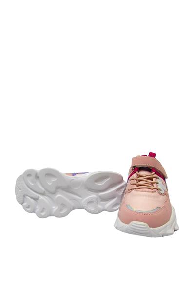 Pepino Kız Çocuk Cırtlı Spor Ayakkabı Pudra P-1440