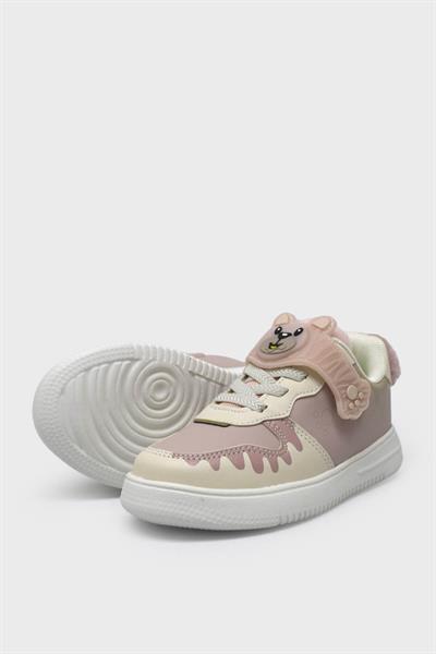 Pepino Kız Çocuk Cırtlı Spor Ayakkabı Pudra P-1722