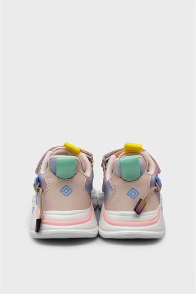 Pepino Kız Çocuk Cırtlı Spor Ayakkabı Pembe P-1666