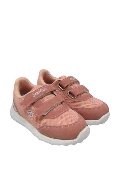 Pepino Kız Çocuk Cırtlı Spor Ayakkabı Pudra P-801