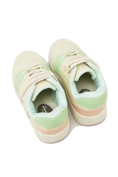 Pepino Kız Çocuk Cırtlı Spor Ayakkabı Krem P-1347
