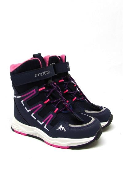 Pepino Kız Çocuk Çocuk Kar Botu Lacivert Fuşya P-1361
