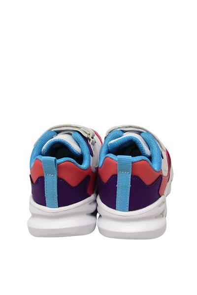 Pepino Kız Çocuk Işıklı Spor Ayakkabı Beyaz Pembe P-1253