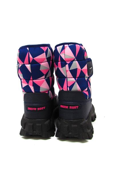 Pepino Kız Çocuk Kar Botu Lacivert Fuşya P-1377