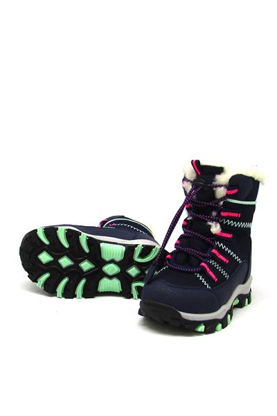 Pepino Kız Çocuk Kar Botu Lacivert Mor P-961