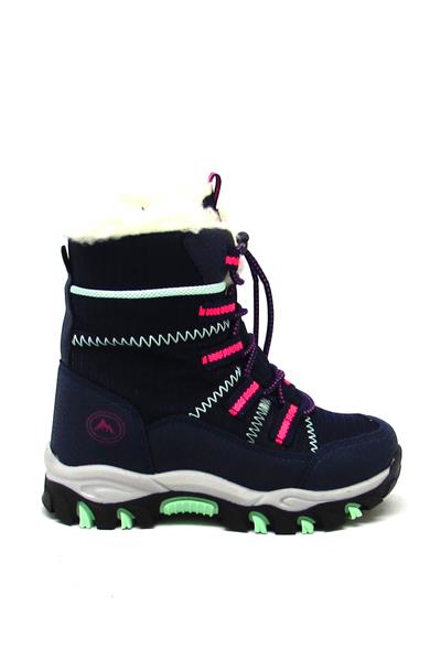 Pepino Kız Çocuk Kar Botu Lacivert Mor P-961