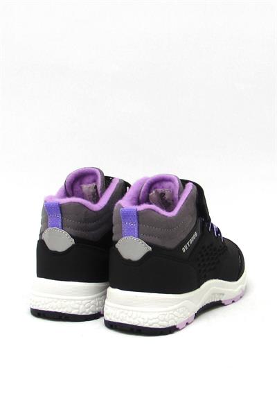 Pepino Kız Çocuk Outdoor Bot Siyah Lila P-1391