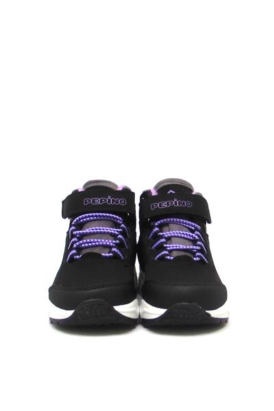Pepino Kız Çocuk Outdoor Bot Siyah Lila P-1391