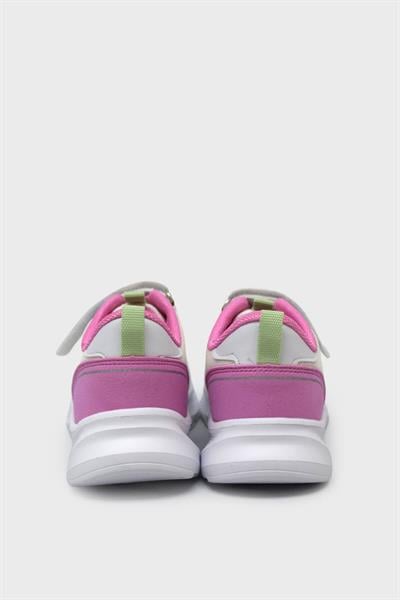 Pepino Kız Çocuk Sneakers Spor Ayakkabı Beyaz Pembe P-1436