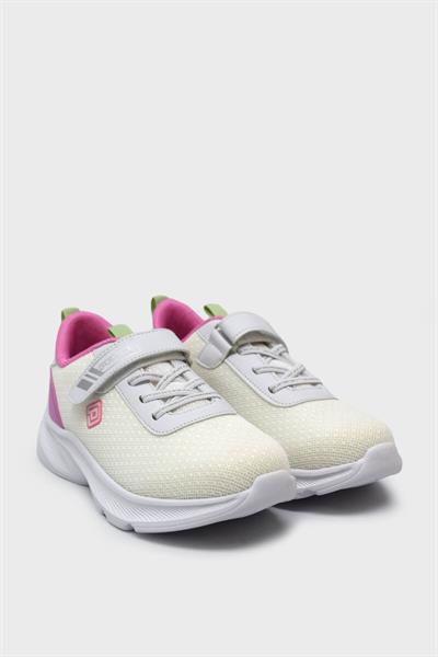 Pepino Kız Çocuk Sneakers Spor Ayakkabı Beyaz Pembe P-1436