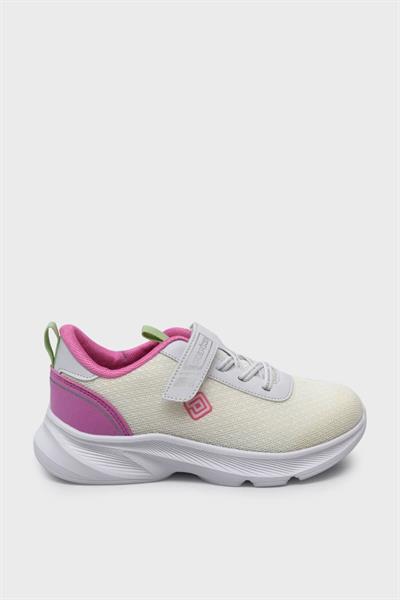 Pepino Kız Çocuk Sneakers Spor Ayakkabı Beyaz Pembe P-1436