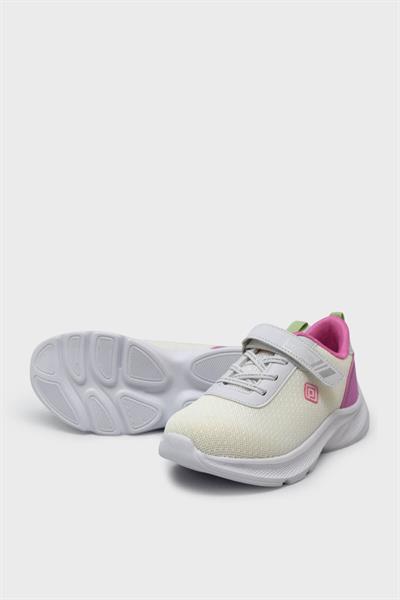 Pepino Kız Çocuk Sneakers Spor Ayakkabı Beyaz Pembe P-1436