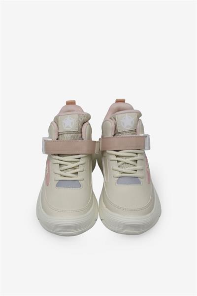 Pepino Kız Çocuk Spor Bot Krem Pudra P-2036