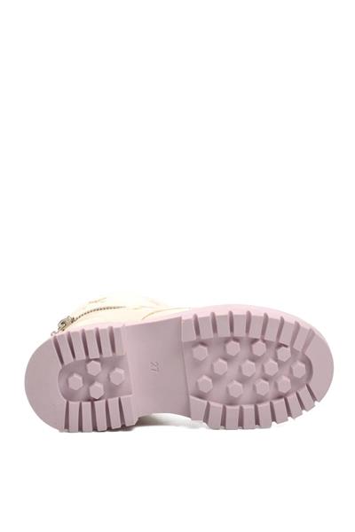 Pepino Kız Çocuk Yıldız Desenli Bot Bej Lila P-1525