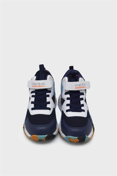 Pepino Unisex Çocuk Basket Ayakkabısı Lacivert Turkuaz P-1656
