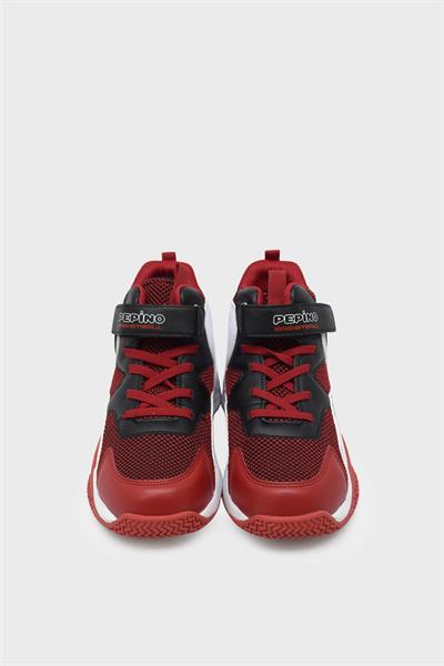 Pepino Unisex Çocuk Basket Ayakkabısı Kırmızı Beyaz P-1656