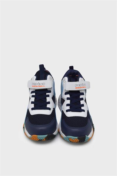 Pepino Unisex Çocuk Basket Ayakkabısı Lacivert Turkuaz P-1656