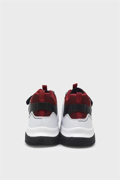 Pepino Unisex Çocuk Basket Ayakkabısı Kırmızı Beyaz P-1656