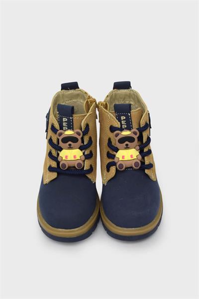 Pepino Unisex Çocuk Cat Stil Bot Lacivert Sarı P-1792