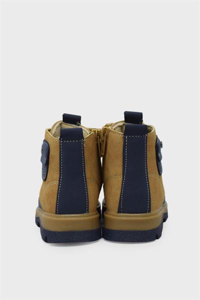 Pepino Unisex Çocuk Cat Stil Bot Lacivert Sarı P-1792