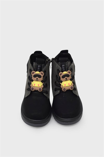 Pepino Unisex Çocuk Cat Stil Bot Siyah Füme P-1792