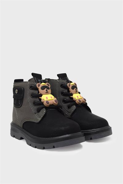 Pepino Unisex Çocuk Cat Stil Bot Siyah Füme P-1792