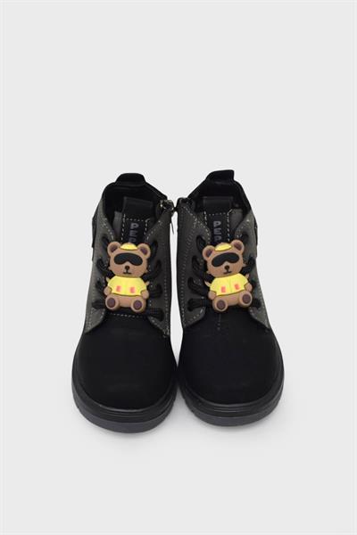 Pepino Unisex Çocuk Cat Stil Bot Siyah Füme P-1792