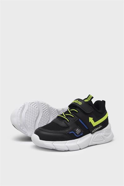 Pepino Unisex Çocuk Cırtlı Spor Ayakkabı Siyah P-1432