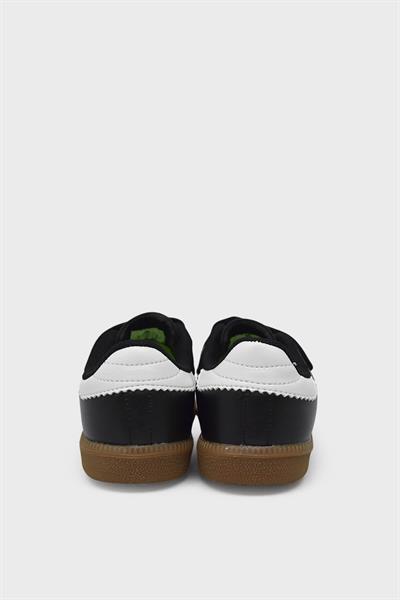 Pepino Unisex Çocuk Cırtlı Spor Ayakkabı Siyah Beyaz P-1794