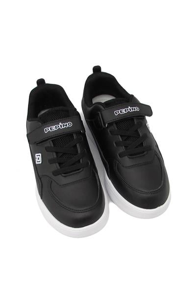 Pepino Unisex Çocuk Cırtlı Spor Ayakkabı Siyah P-964
