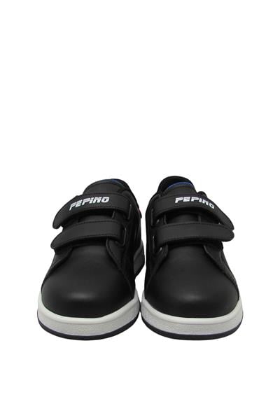 Pepino Unisex Çocuk Cırtlı Spor Ayakkabı Siyah Turuncu P-206