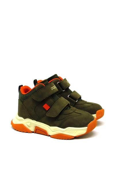 Pepino Unisex Çocuk Cırtlı Spor Ayakkabı Haki P-1387