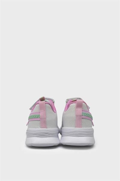 Pepino Unisex Çocuk Cırtlı Spor Ayakkabı Beyaz Pembe P-1432