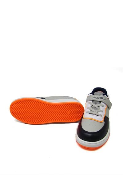 Pepino Unisex Çocuk Cırtlı Spor Ayakkabı Gri Lacivert P-964