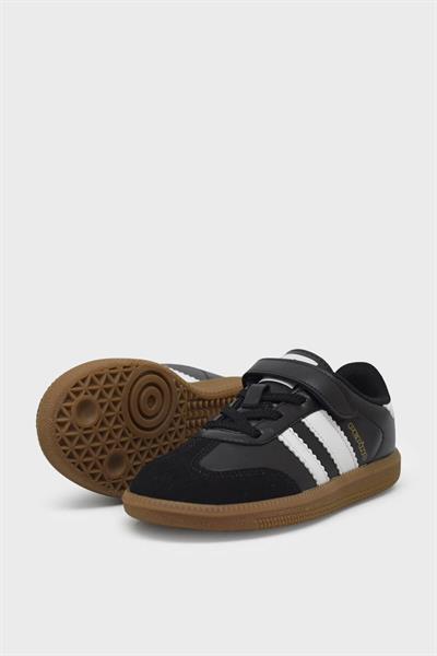 Pepino Unisex Çocuk Cırtlı Spor Ayakkabı Siyah Beyaz P-1794