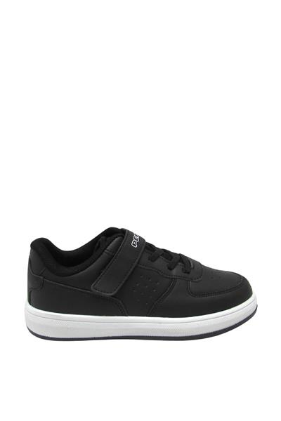 Pepino Unisex Çocuk Cırtlı Spor Ayakkabı Siyah Beyaz P-964