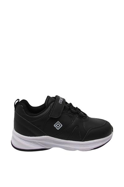 Pepino Unisex Çocuk Cırtlı Spor Ayakkabı Siyah P-1380