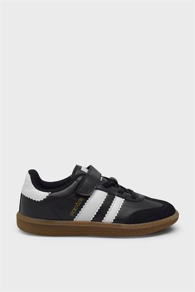 Pepino Unisex Çocuk Cırtlı Spor Ayakkabı Siyah Beyaz P-1794